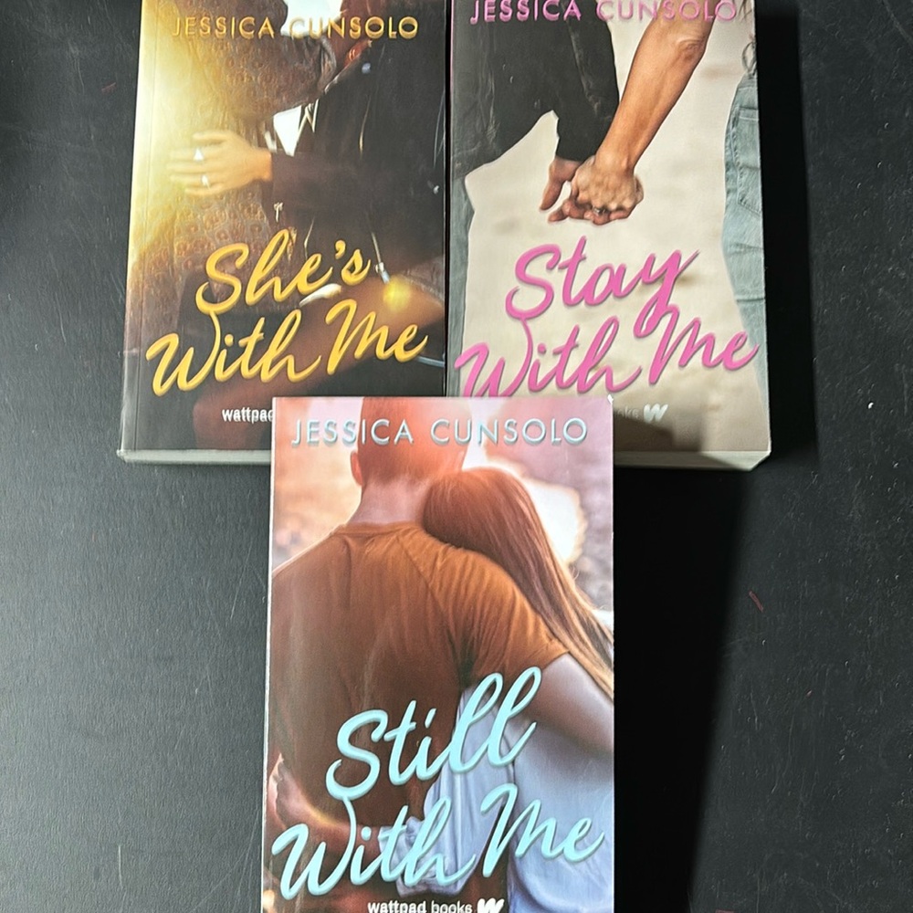 Jessica Cunsolo’s book series! She’s With Me, Stay With Me & Still With Me!!